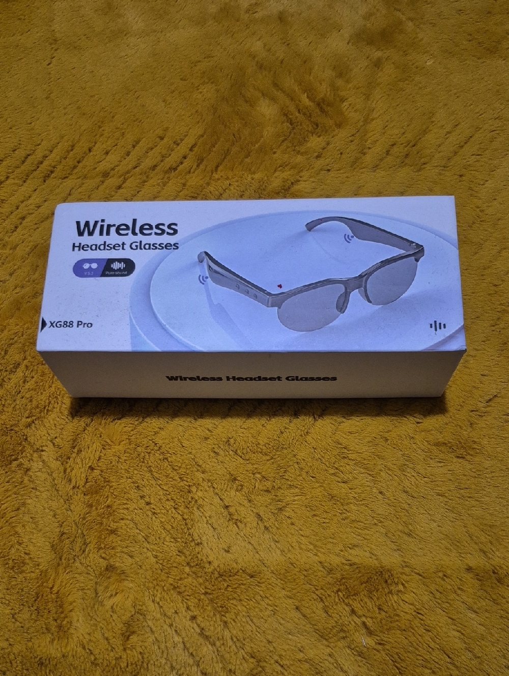 🎄Wireless Headset Glasses - Black🎄